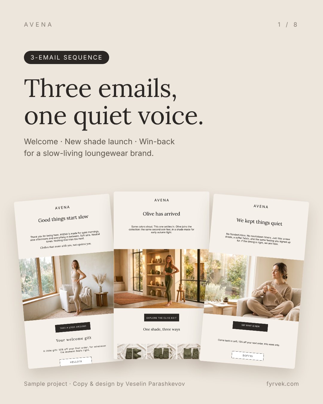 AVENA email sequence