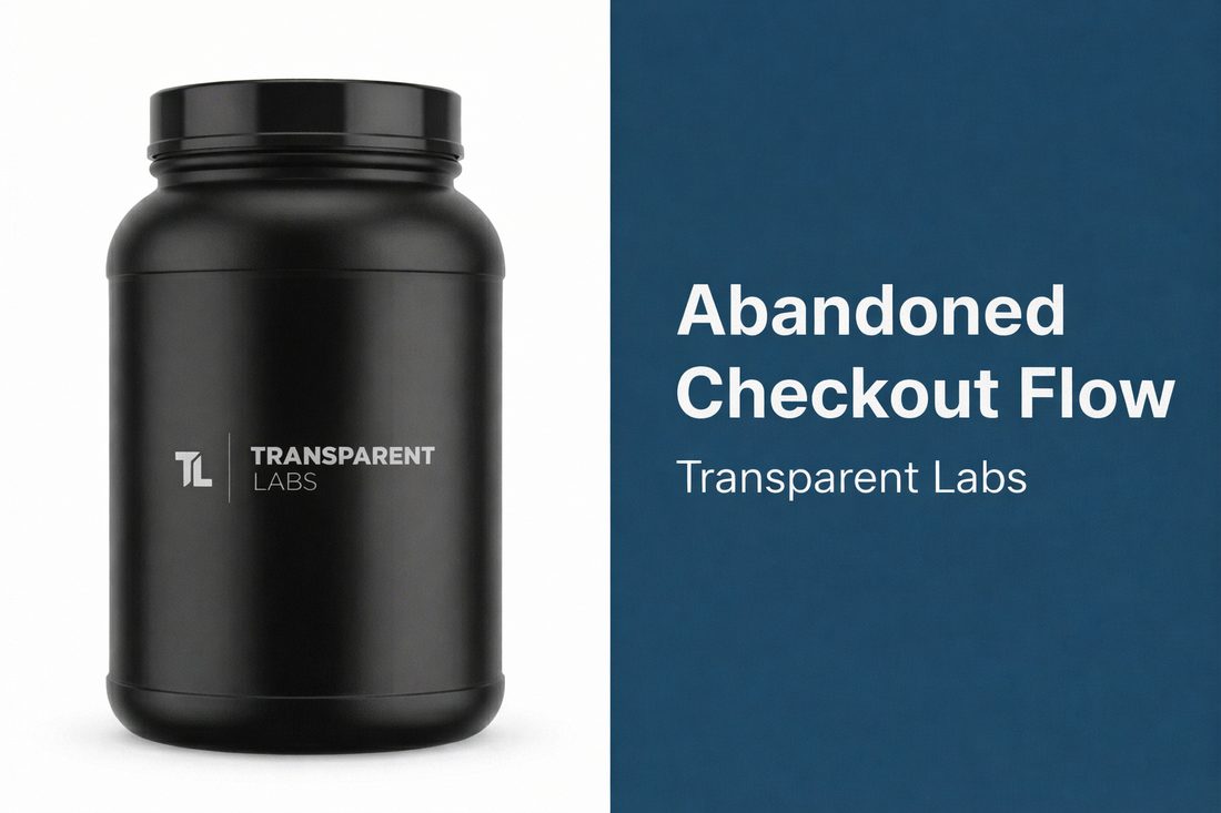 Abandoned checkout flow — Transparent Labs
