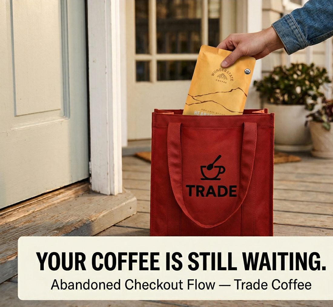 Abandoned checkout flow — Trade Coffee