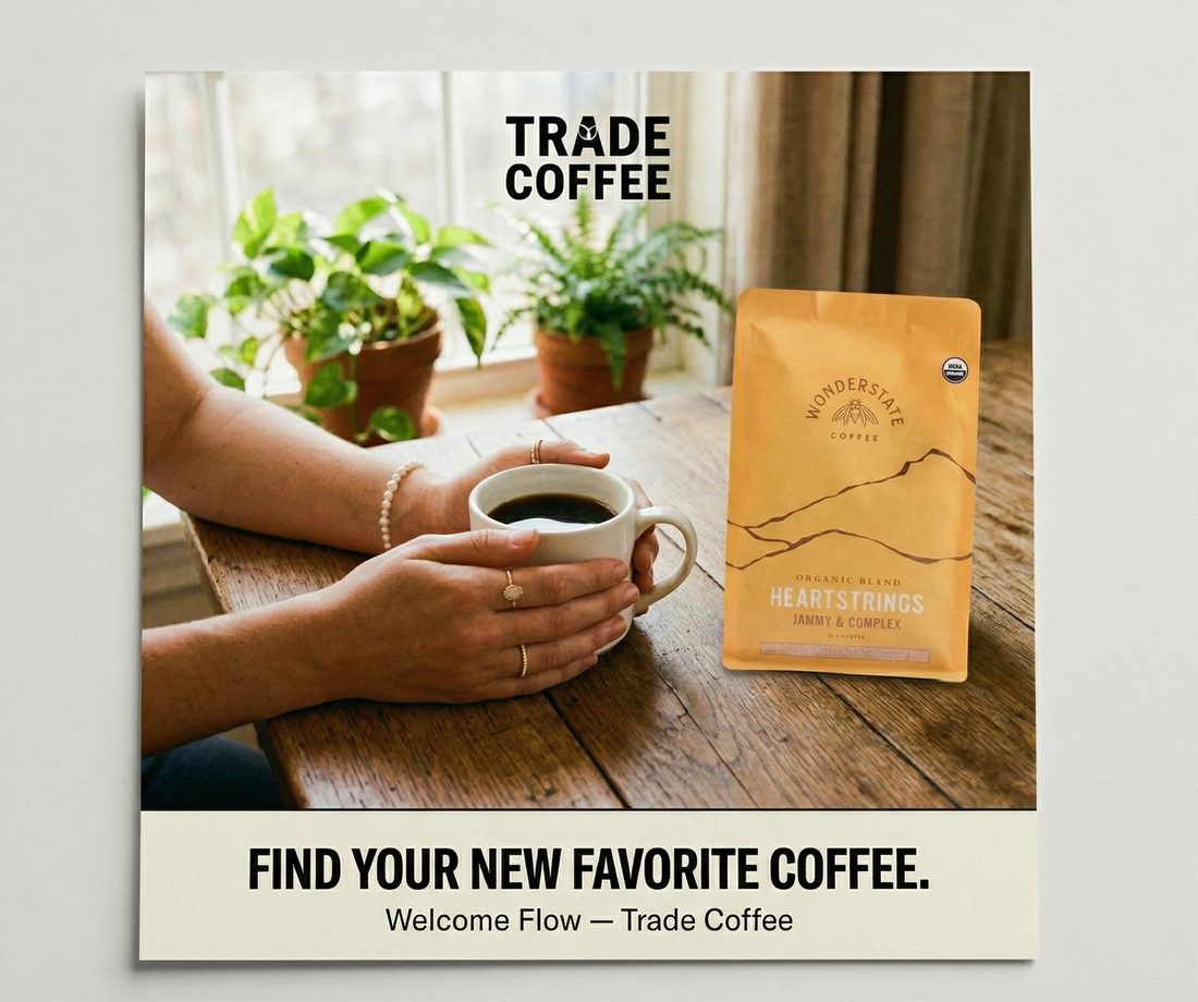 Welcome flow — Trade Coffee